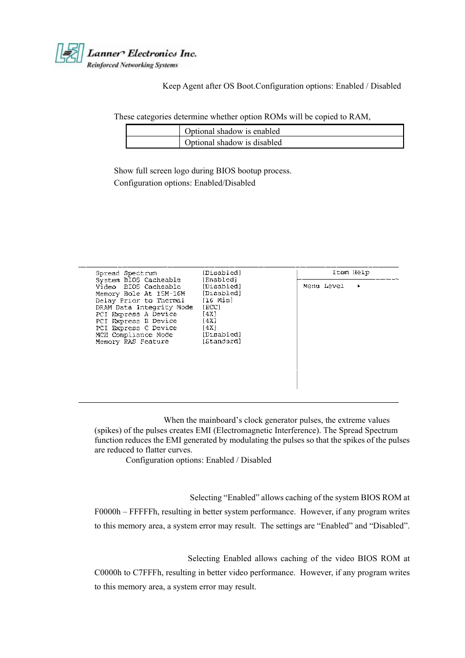 5 advanced chipset features | Lanner electronic FW-7890 User Manual | Page 38 / 56