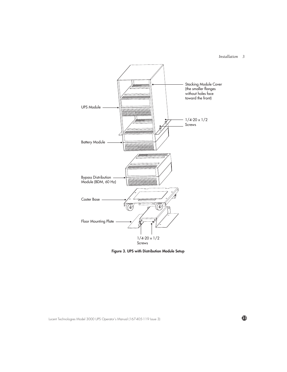 Lucent Technologies Uninterruptible Power Systems 3000 VA User Manual | Page 33 / 75