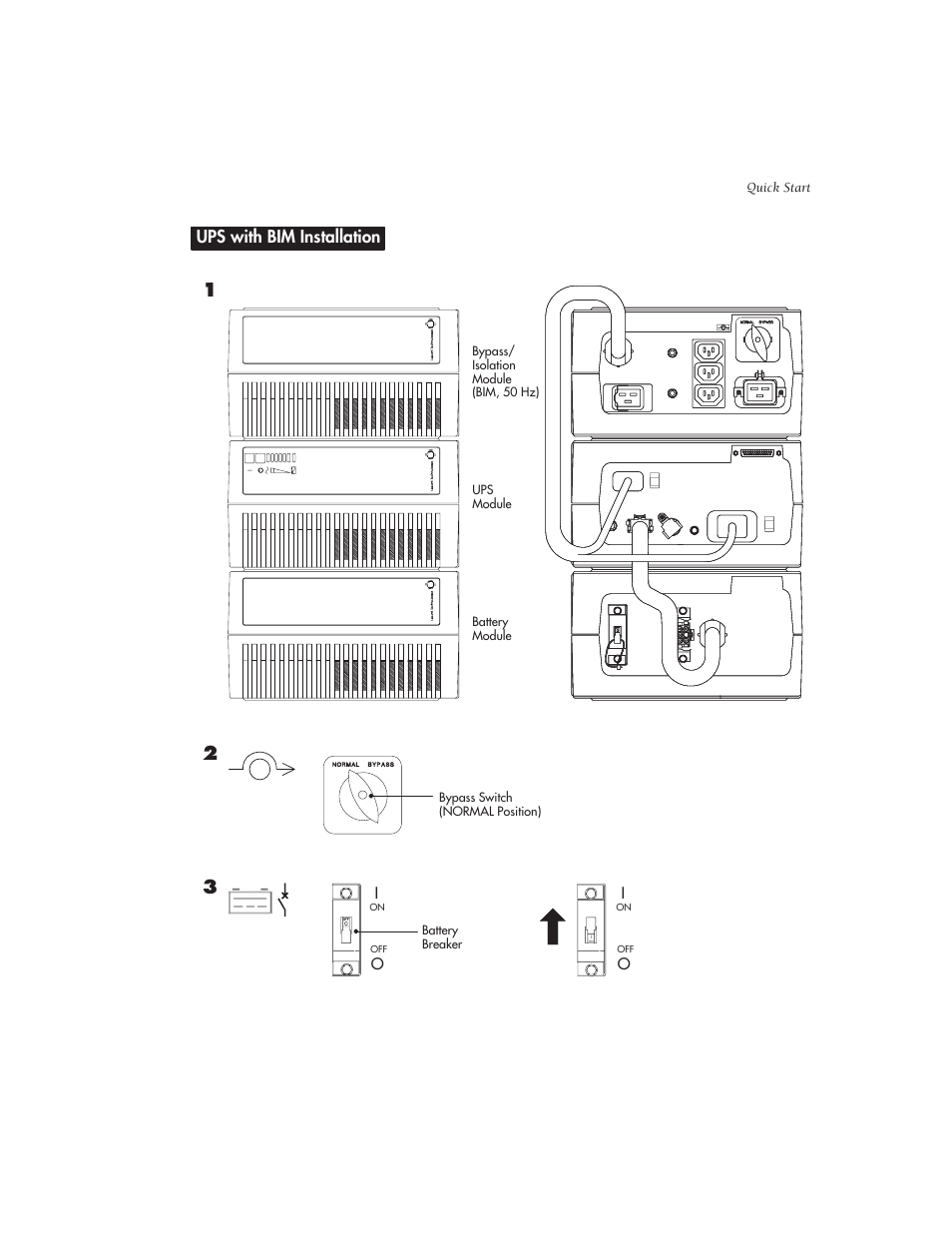 Ups with bim installation | Lucent Technologies Uninterruptible Power Systems 3000 VA User Manual | Page 7 / 75