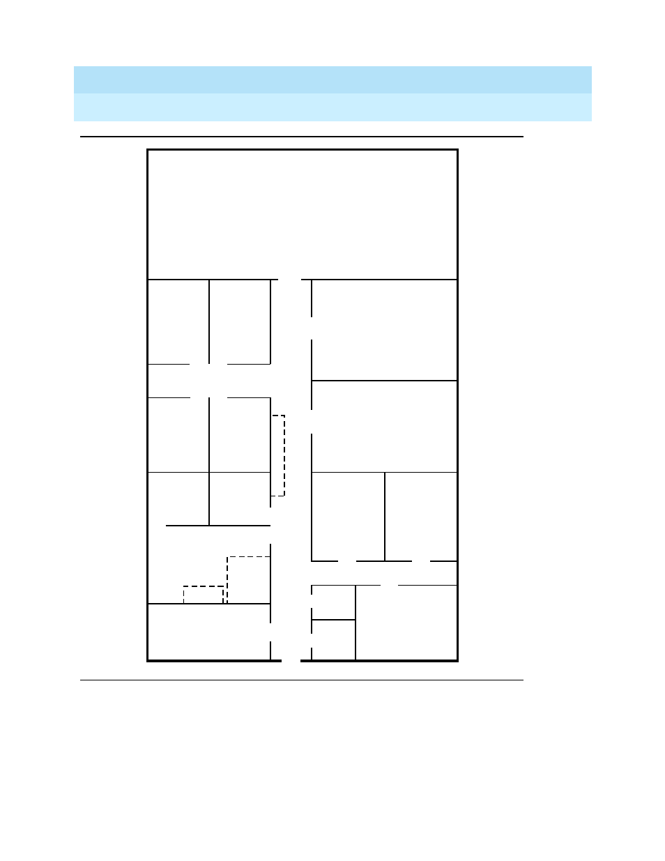Medical office floor plan, Figure 5–1, Illu | Lucent Technologies MERLIN LEGEND 6 User Manual | Page 206 / 472