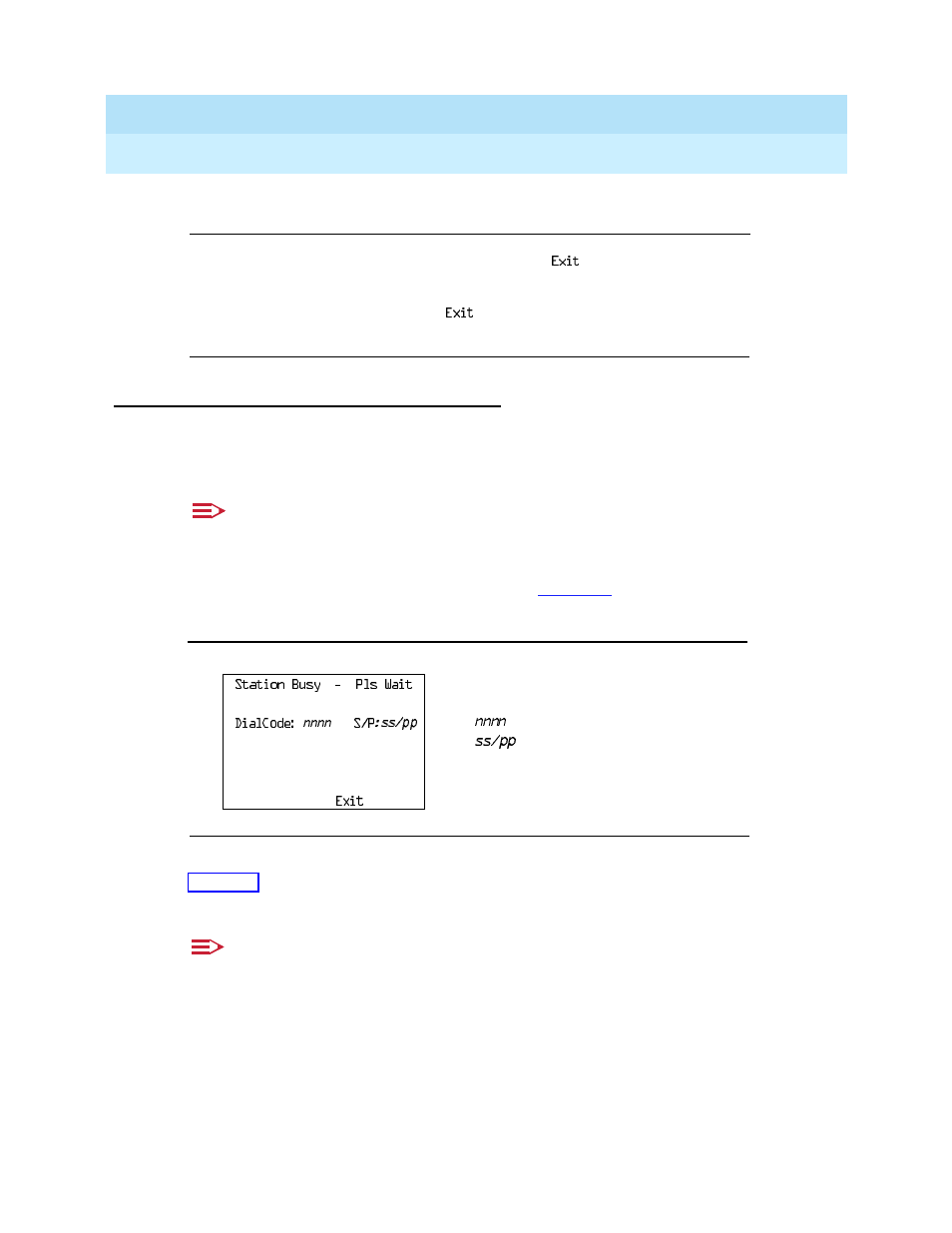 Idle states, Station busy screen | Lucent Technologies MERLIN LEGEND 6 User Manual | Page 241 / 472