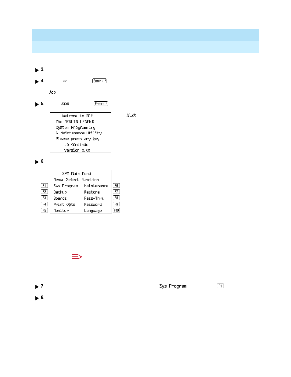 Step | Lucent Technologies MERLIN LEGEND 6 User Manual | Page 251 / 472
