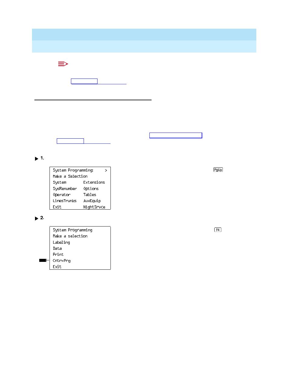 Starting centralized telephone programming | Lucent Technologies MERLIN LEGEND 6 User Manual | Page 255 / 472