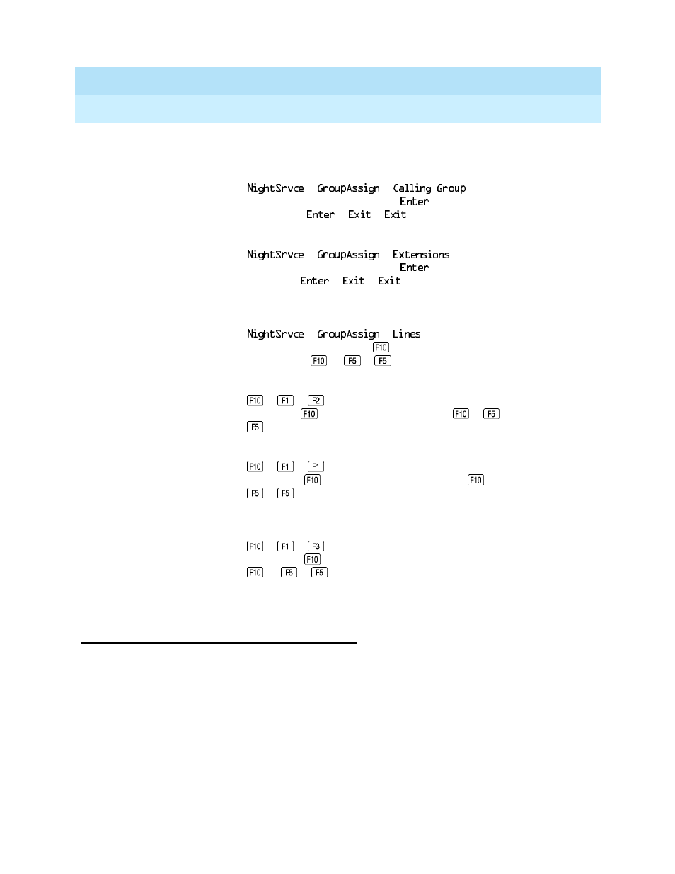 Programming instructions, Revising night service with coveragecontrol, Revising night service with coverage control | Revising night service with coverage control 6 | Lucent Technologies MERLIN LEGEND 6 User Manual | Page 311 / 472