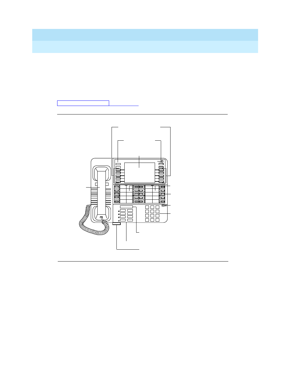 Mlx-20l telephone, Page 3-17 telephones, Unlabeled display buttons (10) | System components | Lucent Technologies MERLIN LEGEND 6 User Manual | Page 99 / 472