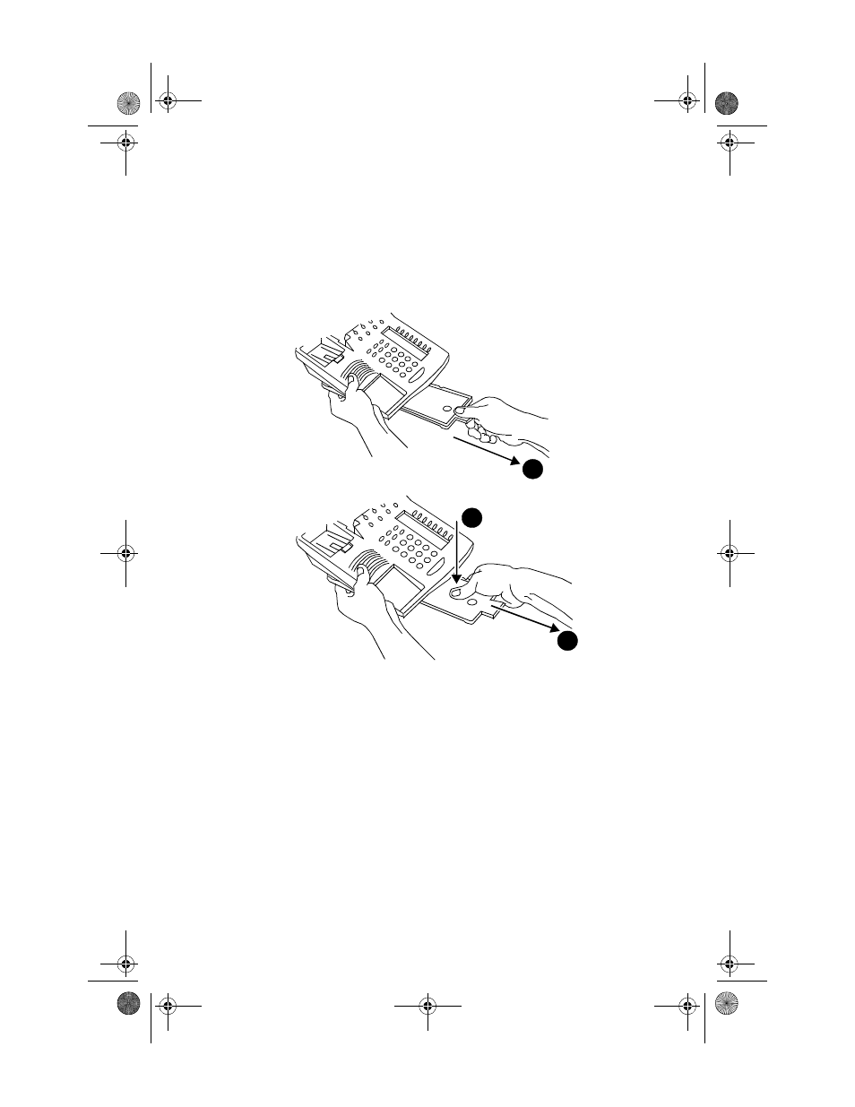 Removing the telephone tray | Lucent Technologies 6402D User Manual | Page 21 / 24