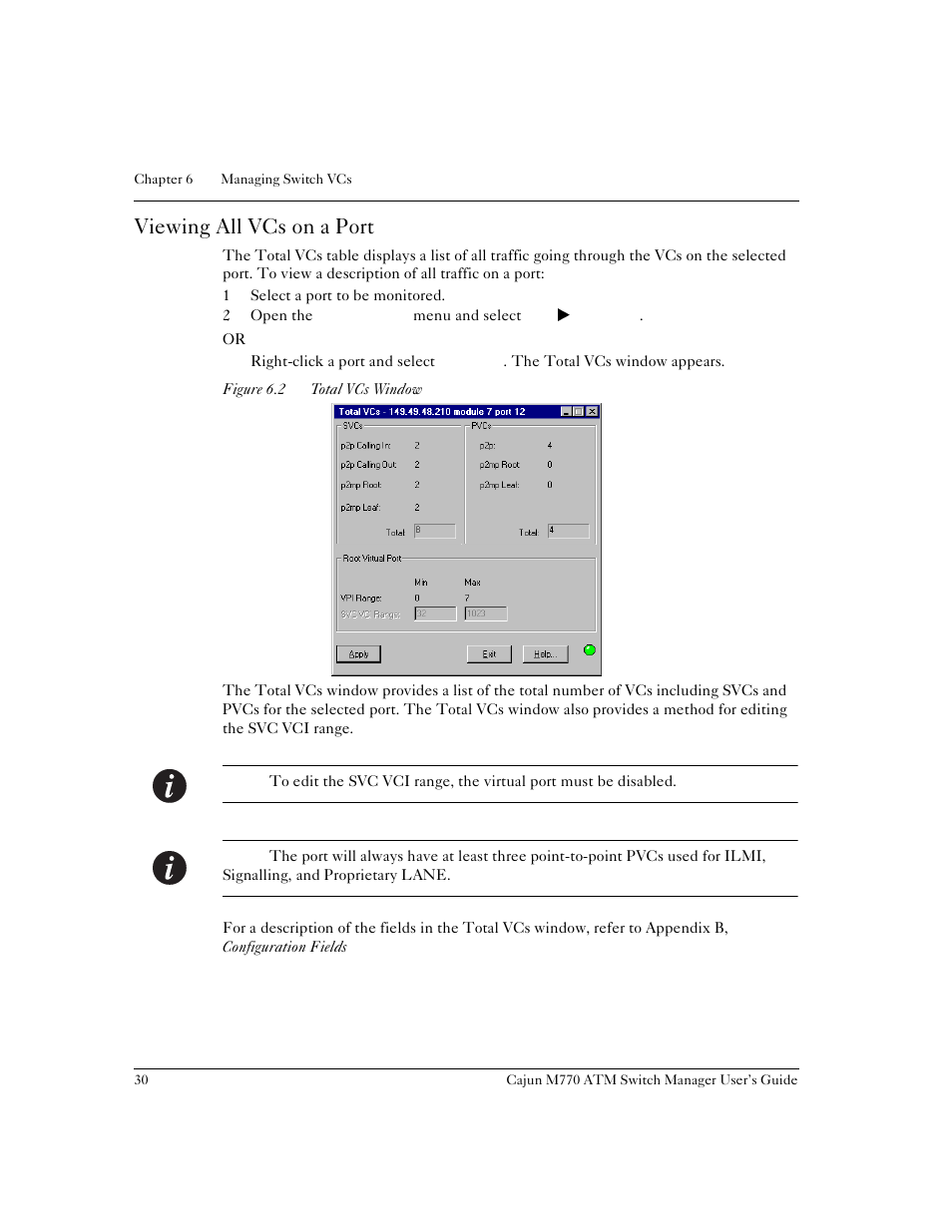 Viewing all vcs on a port, Figure 6.2 | Lucent Technologies M770 User Manual | Page 40 / 84