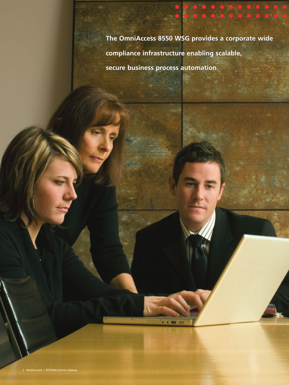 Lucent Technologies Web Services Gateway OmniAccess 8550 User Manual | Page 2 / 8