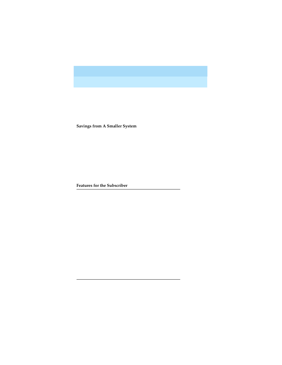 Features for the subscriber, Savings from a smaller system | Lucent Technologies Definity Audix System Release 4.0 User Manual | Page 10 / 72