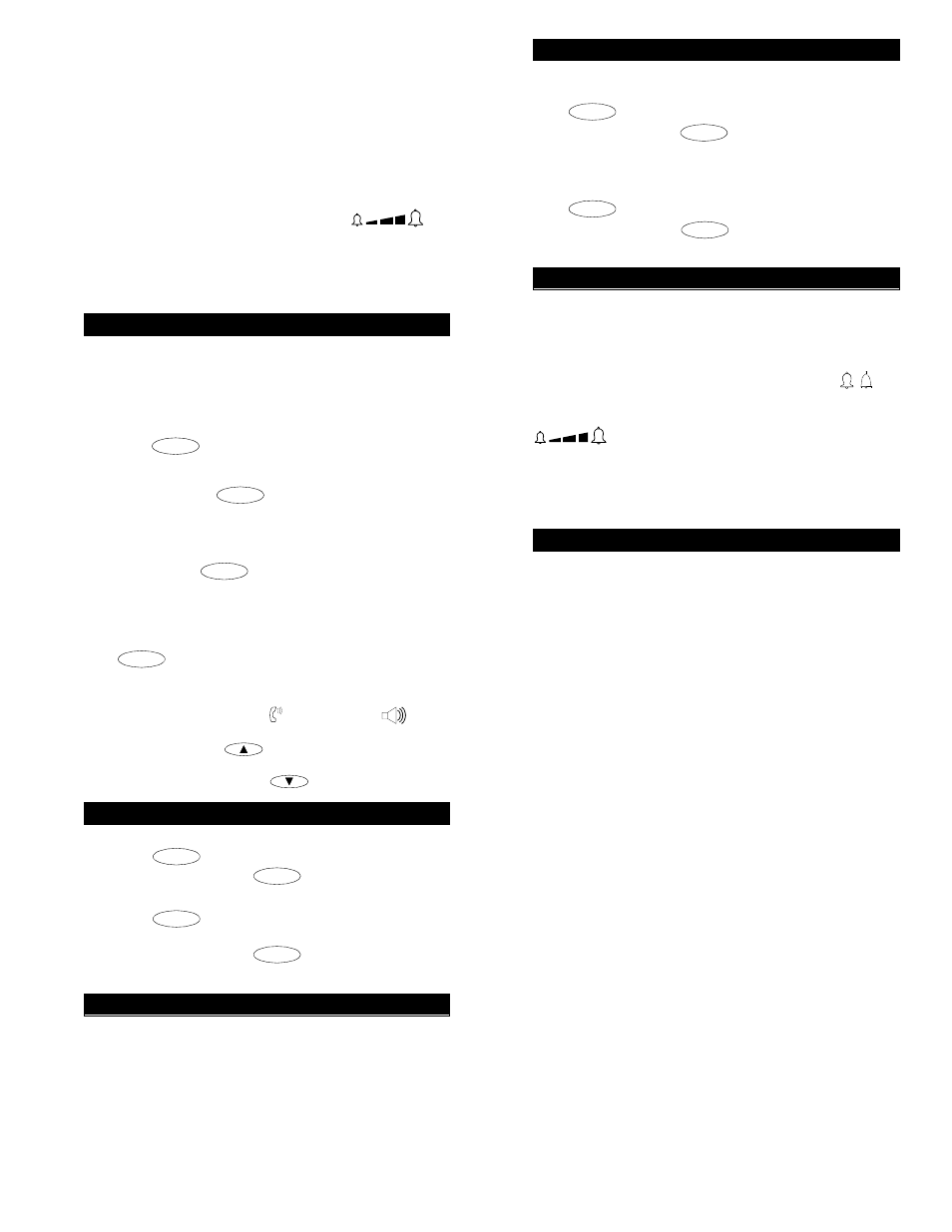 Procedures, Answering and placing a call, Hold | Message, Mute (available only on the 6220 telephone), Personalized ring and ringer volume, Programmable dialing | Lucent Technologies 6220 User Manual | Page 5 / 8