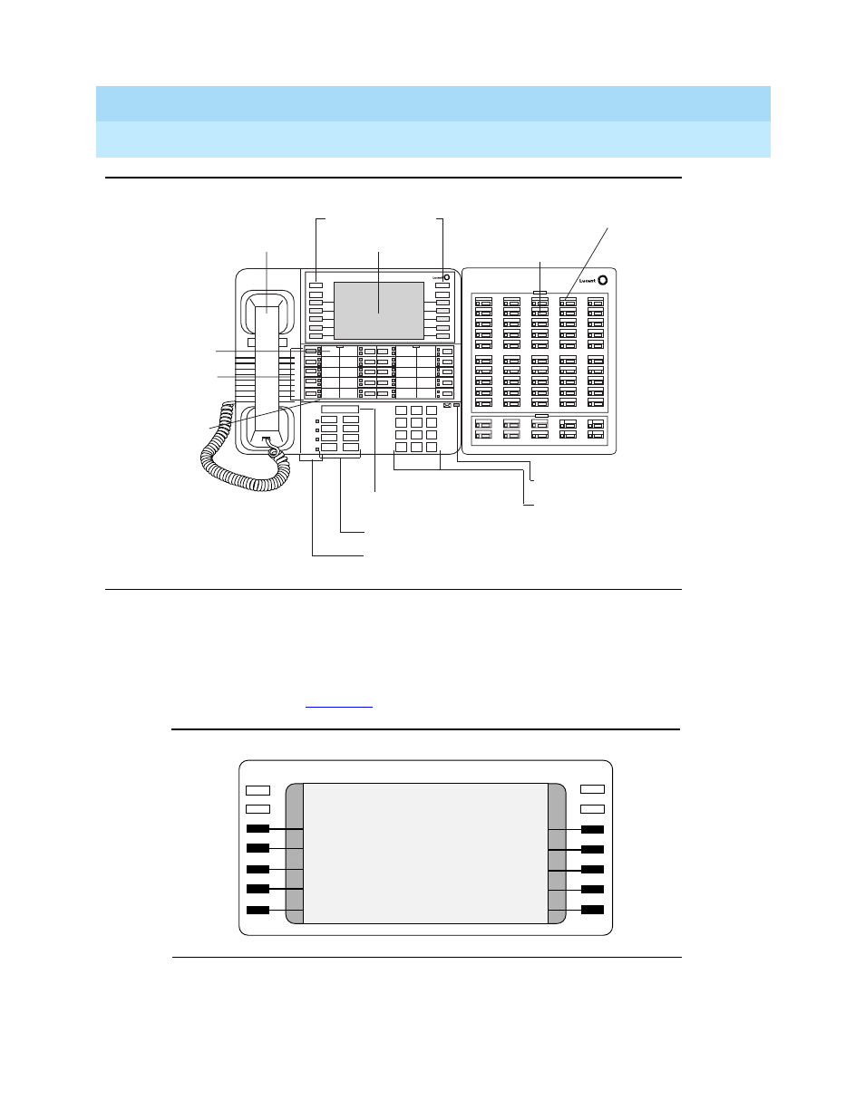 Console buttons, Console buttons 6, Page 6-14 programming from the console | Managing the system, Handset message light dialpad | Lucent Technologies MERLIN LEGEND 5 User Manual | Page 232 / 429
