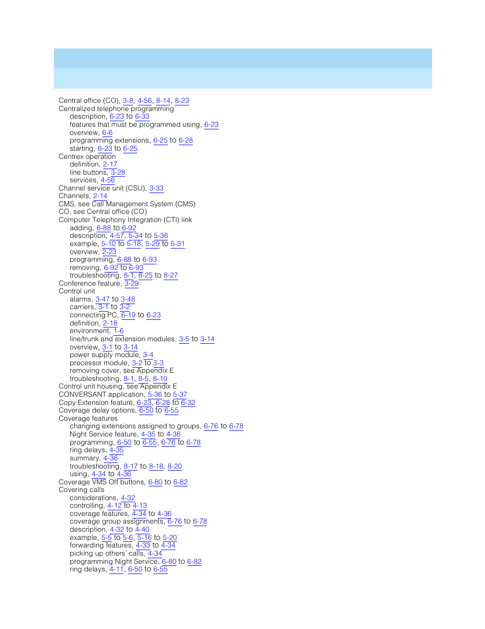 Lucent Technologies MERLIN LEGEND 5 User Manual | Page 413 / 429