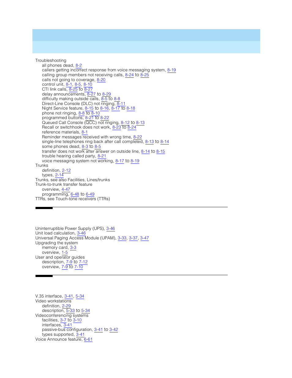 Lucent Technologies MERLIN LEGEND 5 User Manual | Page 428 / 429