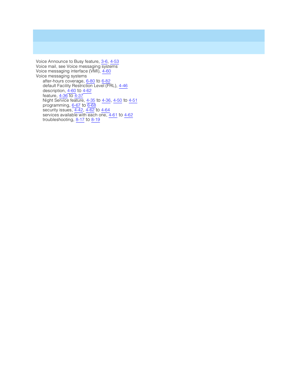 Lucent Technologies MERLIN LEGEND 5 User Manual | Page 429 / 429