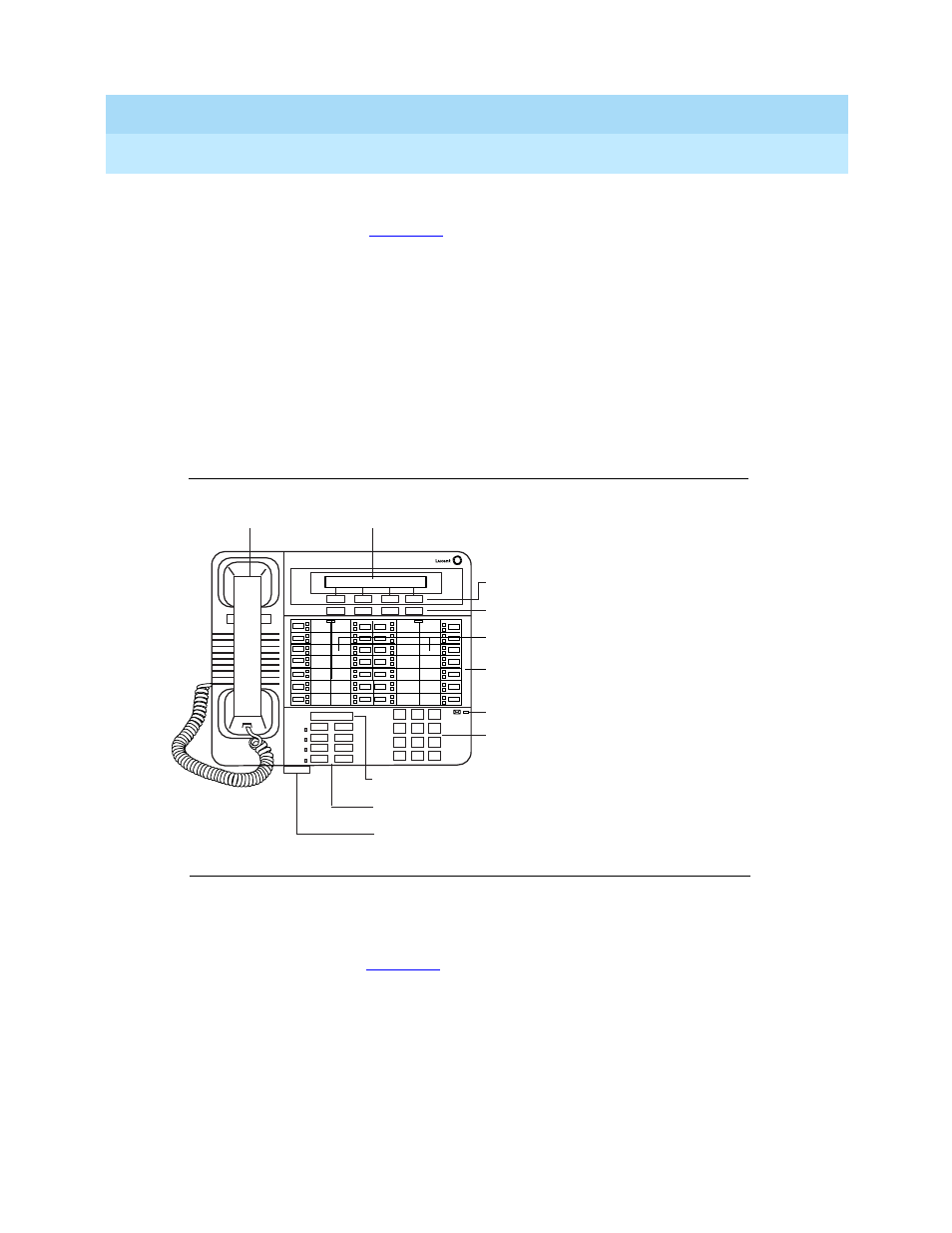Mlx-28d, Mlx-20l, Mlx-28d 3 | Mlx-20l 3, Optional, Direct-line console (dlc) operation, Display (2 lines by 24 characters), Display (7 lines by 24 characters), Page 3-16 telephones | Lucent Technologies MERLIN LEGEND 5 User Manual | Page 83 / 429