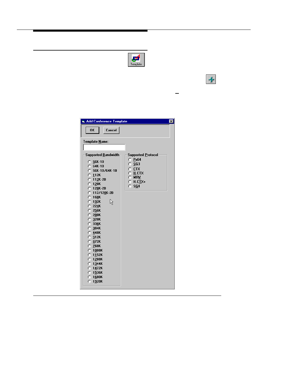 Adding a conference template | Lucent Technologies 6 User Manual | Page 30 / 58
