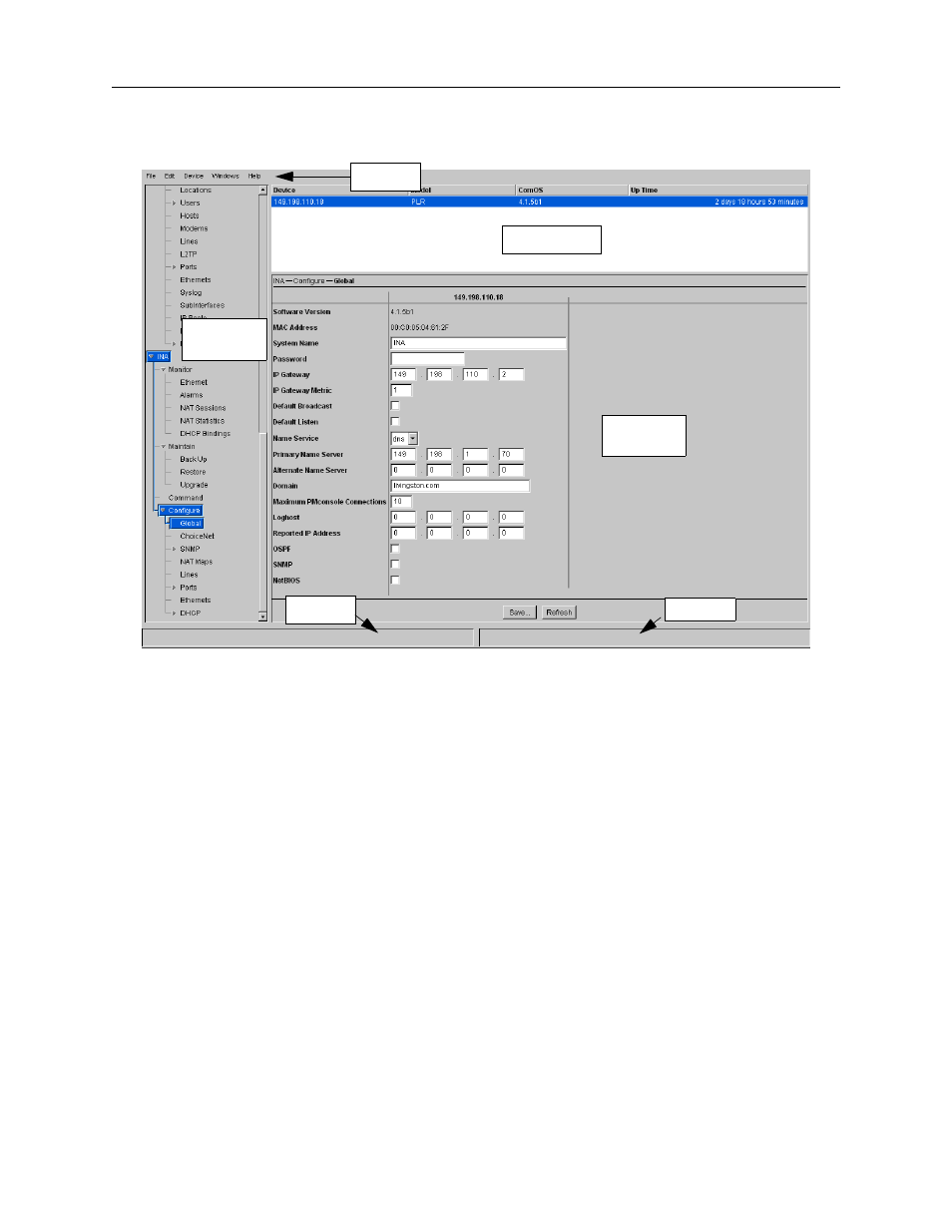 Communicate with the ina module, Communicate with the ina module -3, Rs (figure 6-1 | Lucent Technologies Network Access Module User Manual | Page 43 / 75