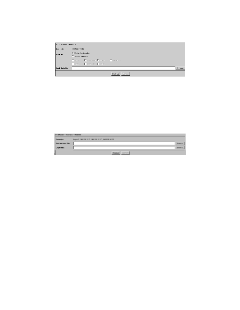 Restore the ina module settings | Lucent Technologies Network Access Module User Manual | Page 48 / 75