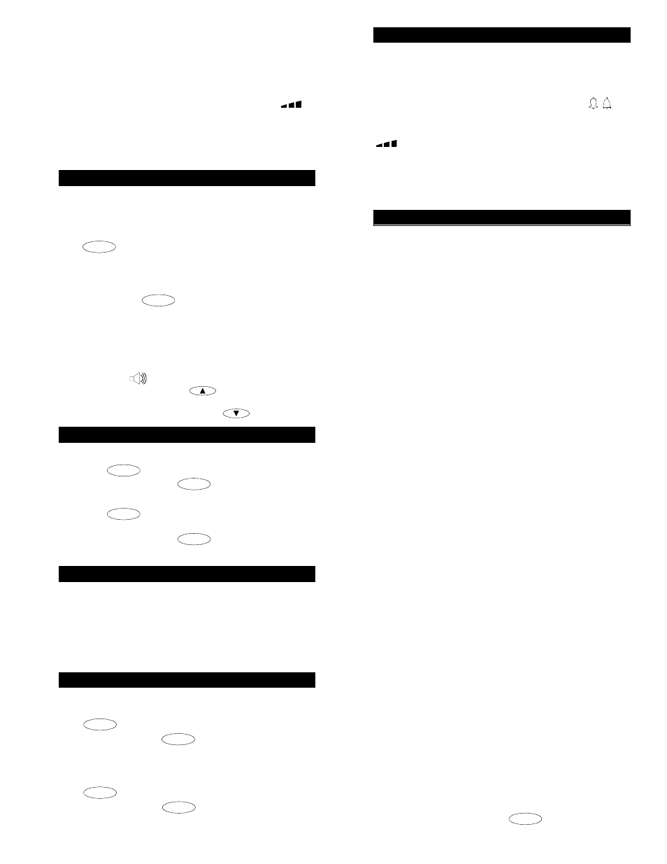 Procedures, Answering and placing a call, Hold | Message, Mute, Personalized ring and ringer volume, Programmable dialing | Lucent Technologies 6225 User Manual | Page 5 / 8