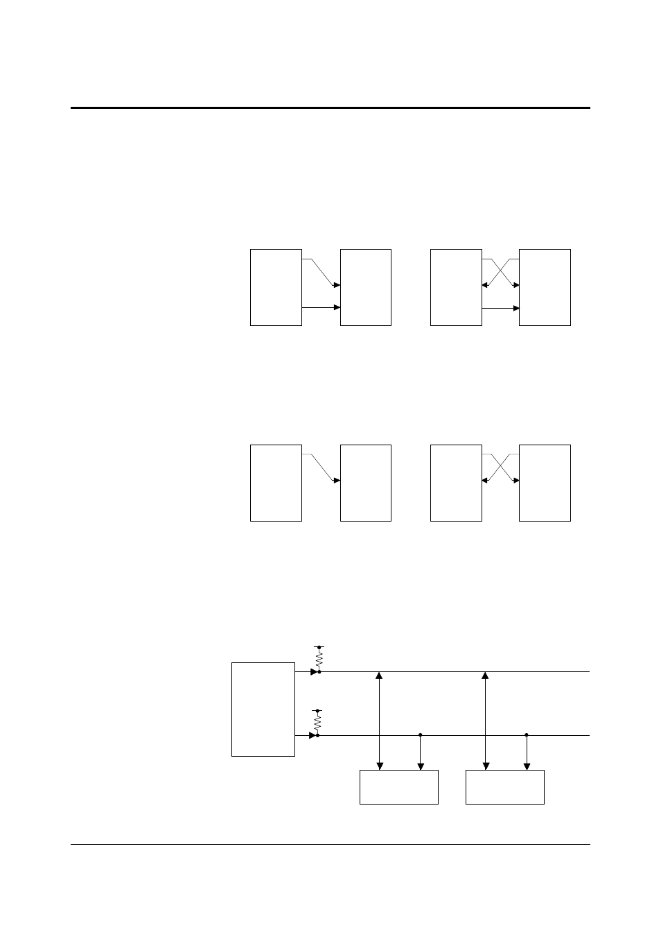 3 connecting the serial interfaces, 1 synchronous serial mode connections, 2 uart mode connections | 3 i2c mode connection | Lucent Technologies MN10285K User Manual | Page 129 / 338