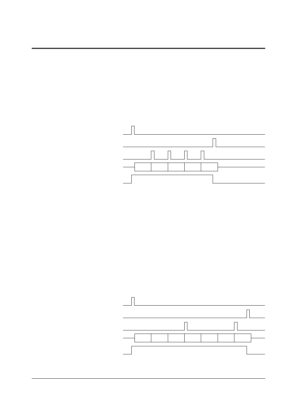 4 single channel/continuous conversion timing, 5 multiple channel/continuous conversion timing | Lucent Technologies MN10285K User Manual | Page 147 / 338