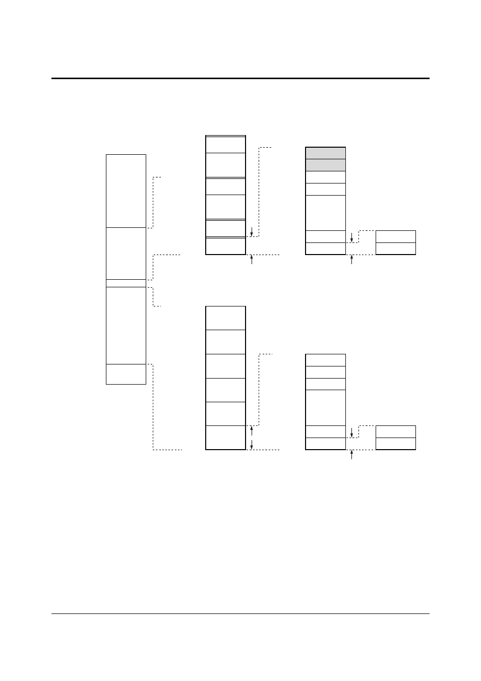 2 vram organization, On-screen display, Graphics ram addresses | Text ram addresses | Lucent Technologies MN10285K User Manual | Page 170 / 338