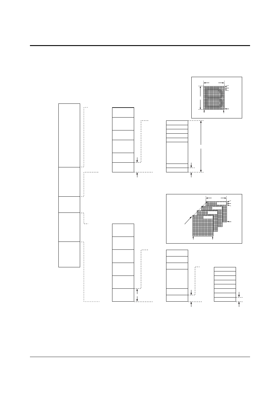 9 rom, 1 rom organization, On-screen display | Text rom addresses, Graphics rom addresses, Each character requires 36 bytes, Program data area text rom, Text character, Graphics tile (16-color mode), Graphics rom | Lucent Technologies MN10285K User Manual | Page 173 / 338