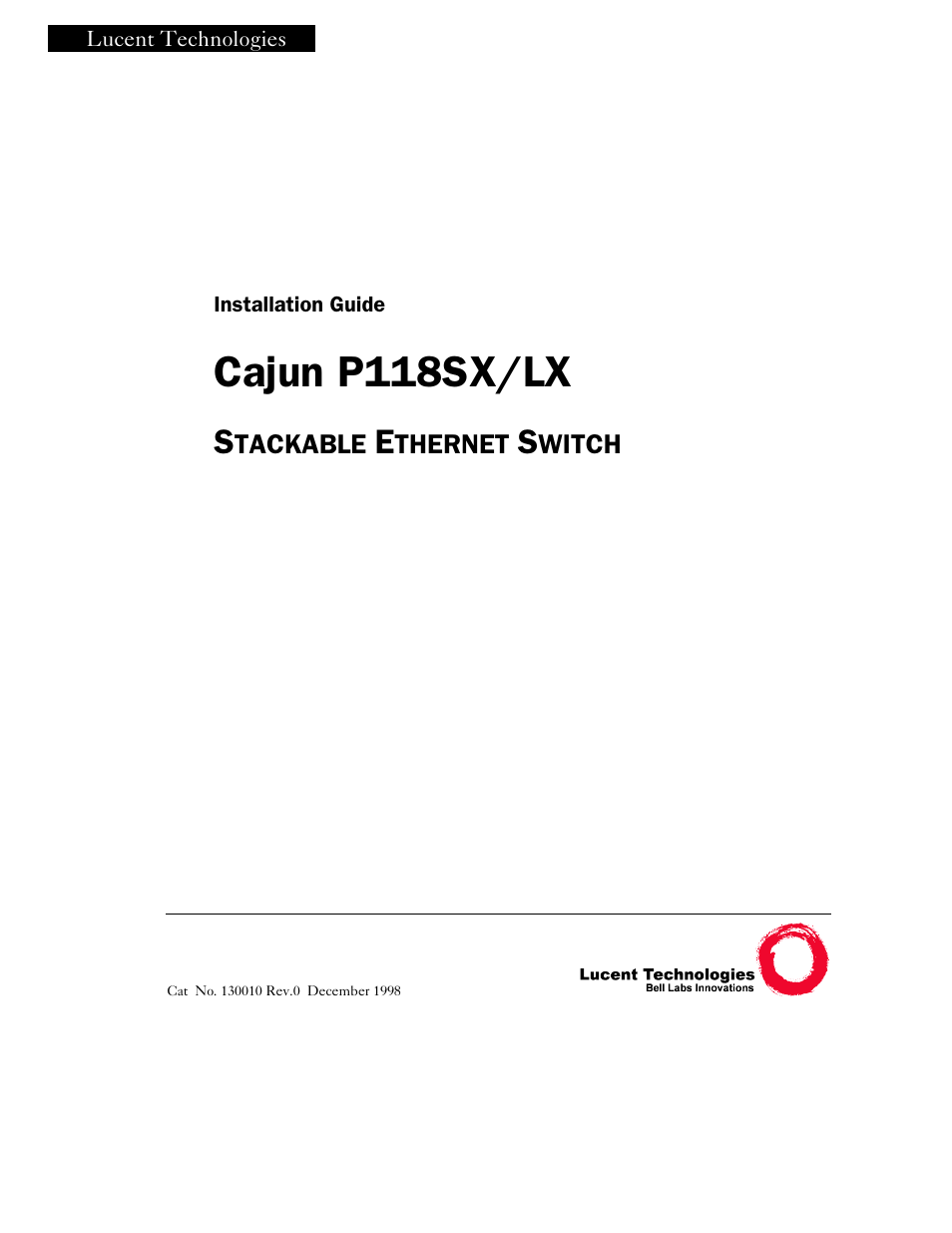Lucent Technologies P118SX User Manual | 20 pages
