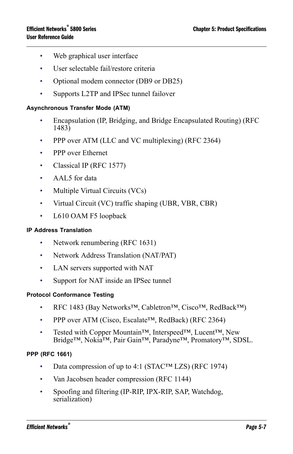 Lucent Technologies 5800 Series User Manual | Page 65 / 88