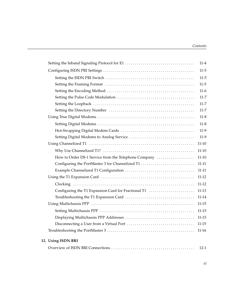 Lucent Technologies PortMaster User Manual | Page 11 / 364