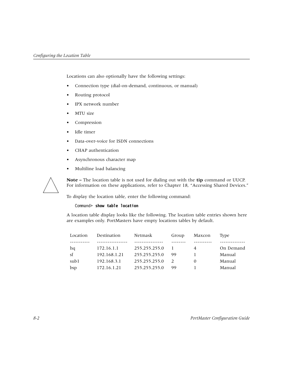 Lucent Technologies PortMaster User Manual | Page 130 / 364