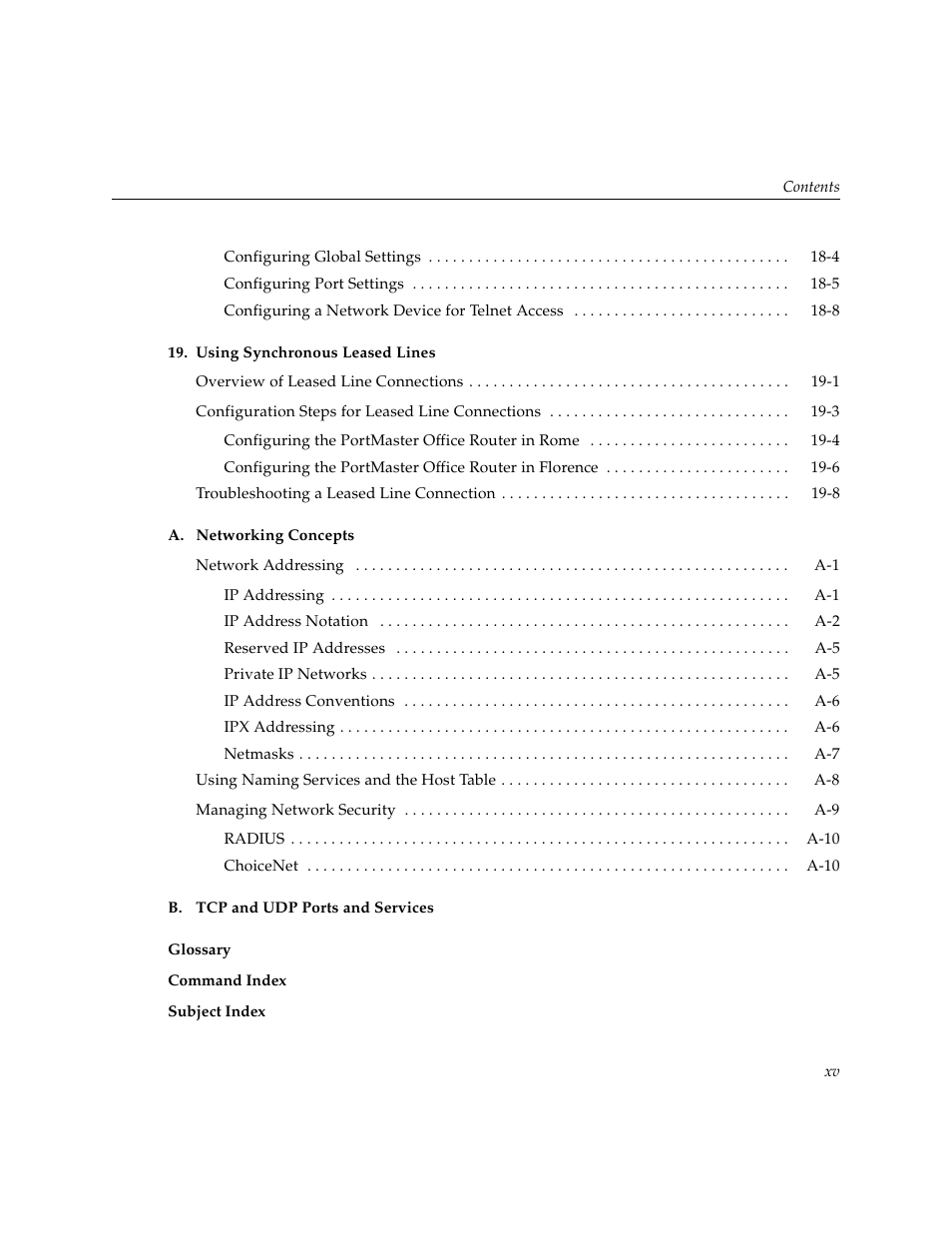 Lucent Technologies PortMaster User Manual | Page 15 / 364