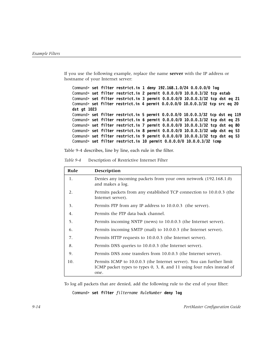 Lucent Technologies PortMaster User Manual | Page 156 / 364