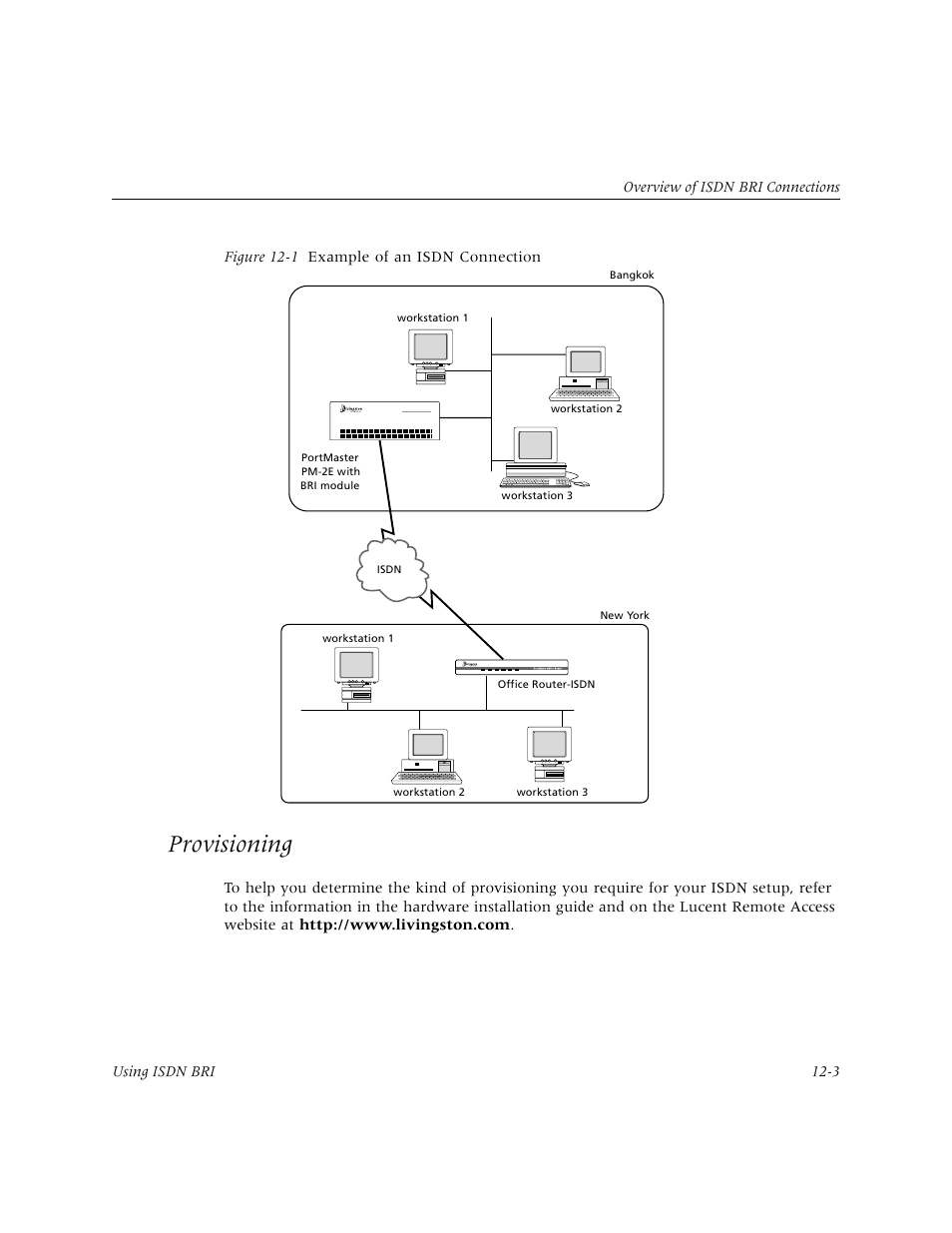 Provisioning, Provisioning -3 | Lucent Technologies PortMaster User Manual | Page 187 / 364