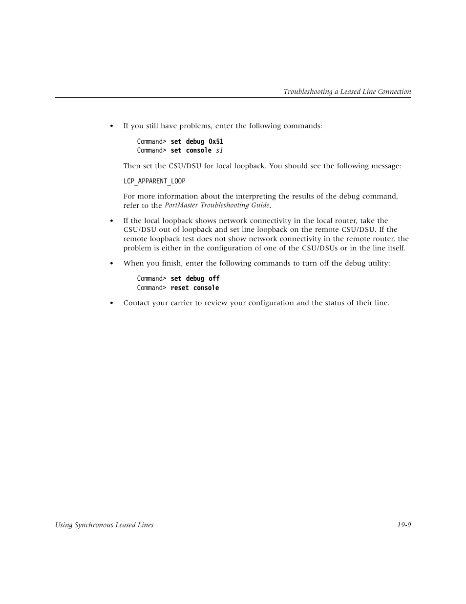 Lucent Technologies PortMaster User Manual | Page 295 / 364