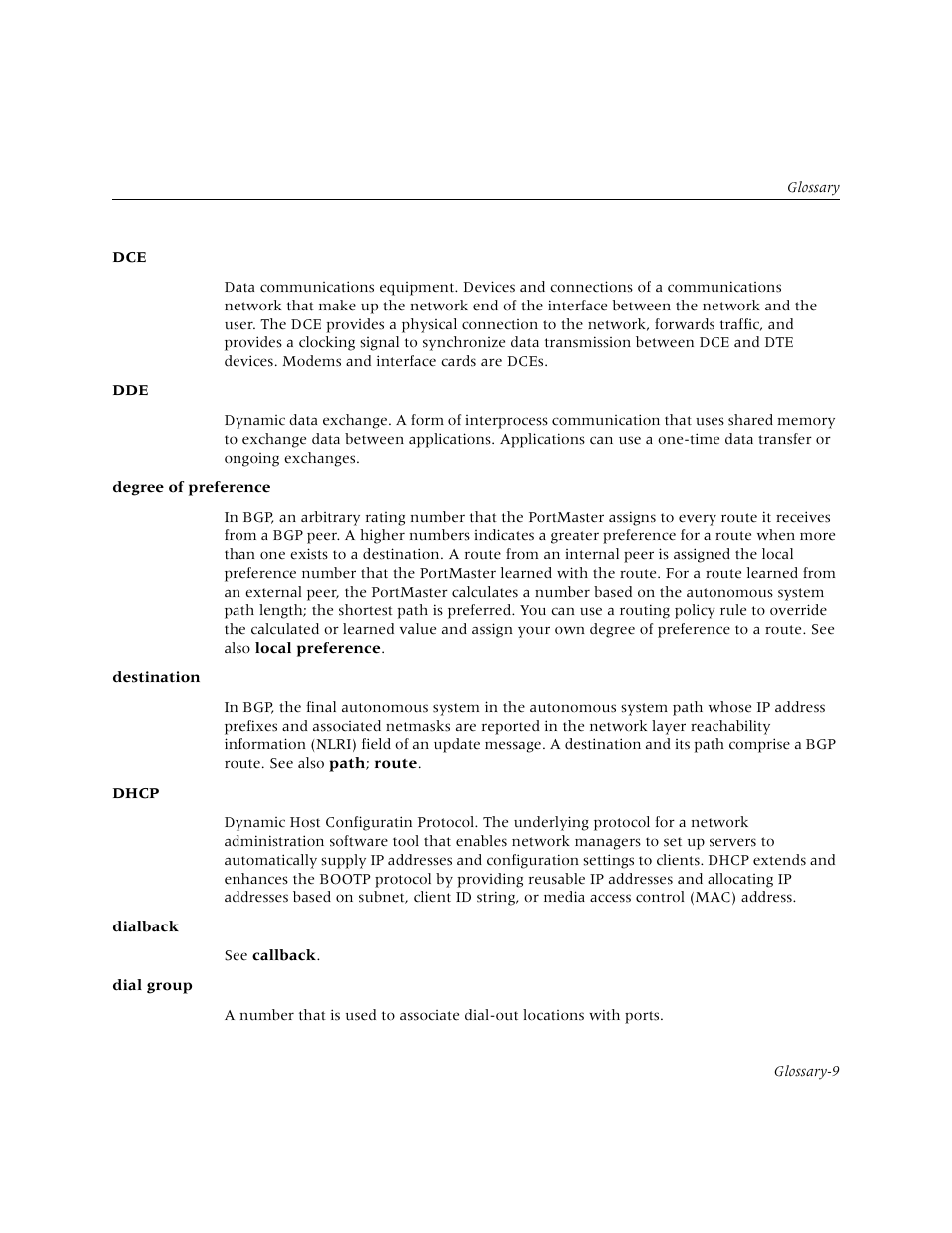 Lucent Technologies PortMaster User Manual | Page 319 / 364