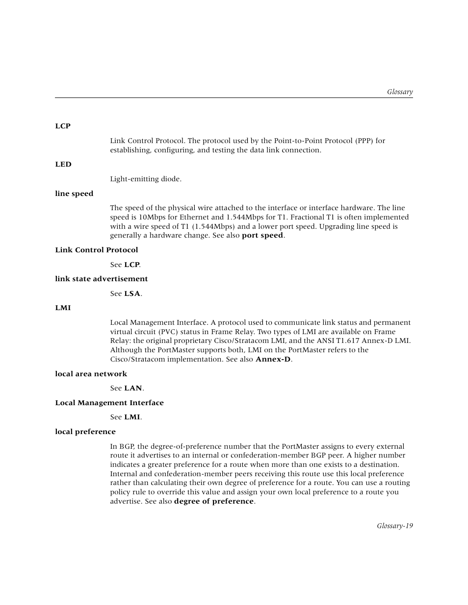 Lucent Technologies PortMaster User Manual | Page 329 / 364