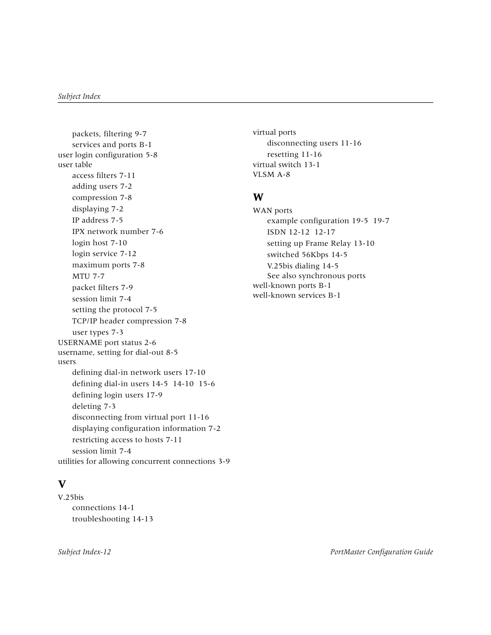 Lucent Technologies PortMaster User Manual | Page 364 / 364