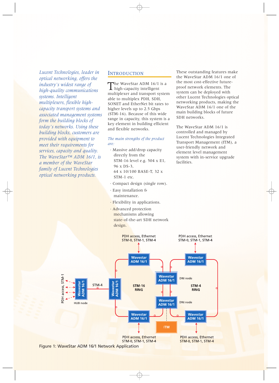 Lucent Technologies Multiplexer and Transport System ADM 16/1 User Manual | Page 2 / 8