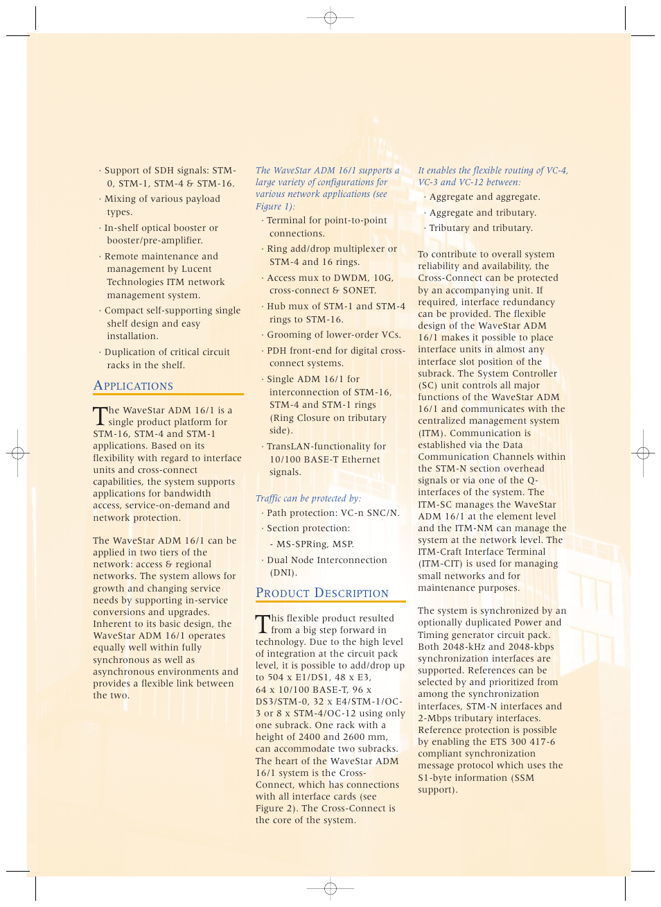 Lucent Technologies Multiplexer and Transport System ADM 16/1 User Manual | Page 5 / 8