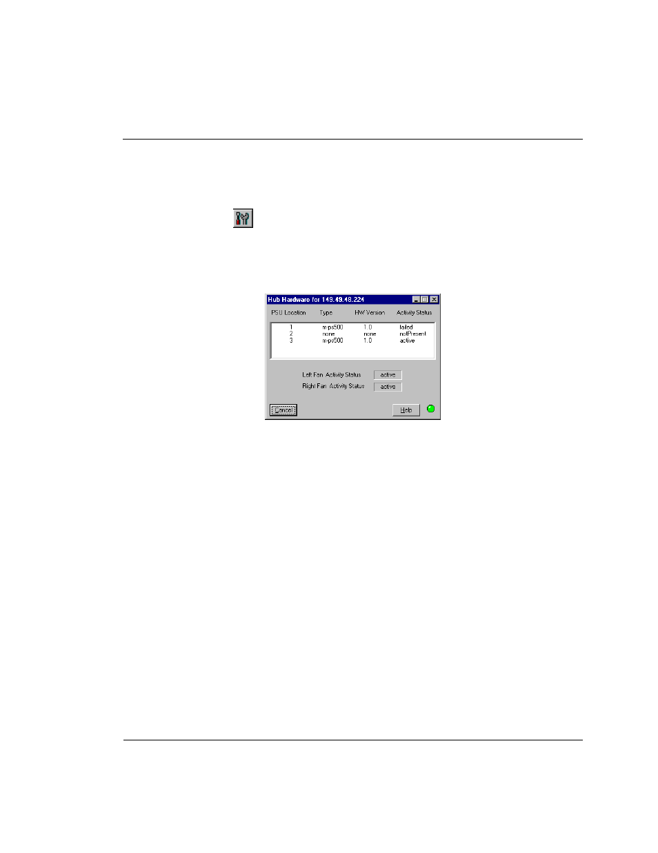 Viewing hardware configuration | Lucent Technologies Cajun M770 User Manual | Page 23 / 72