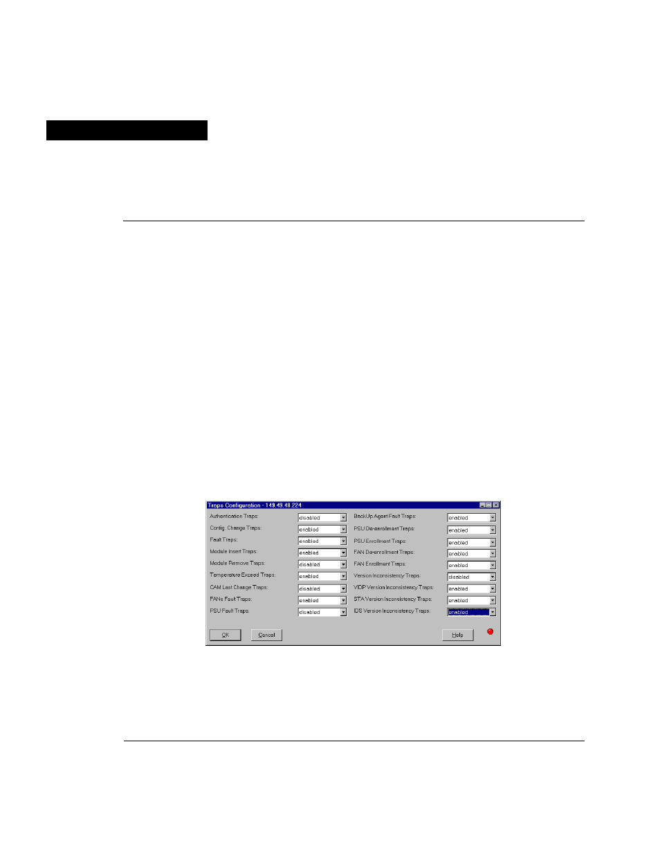 Fault management, Configuring traps, Chapter 4 | Fault management configuring traps | Lucent Technologies Cajun M770 User Manual | Page 31 / 72