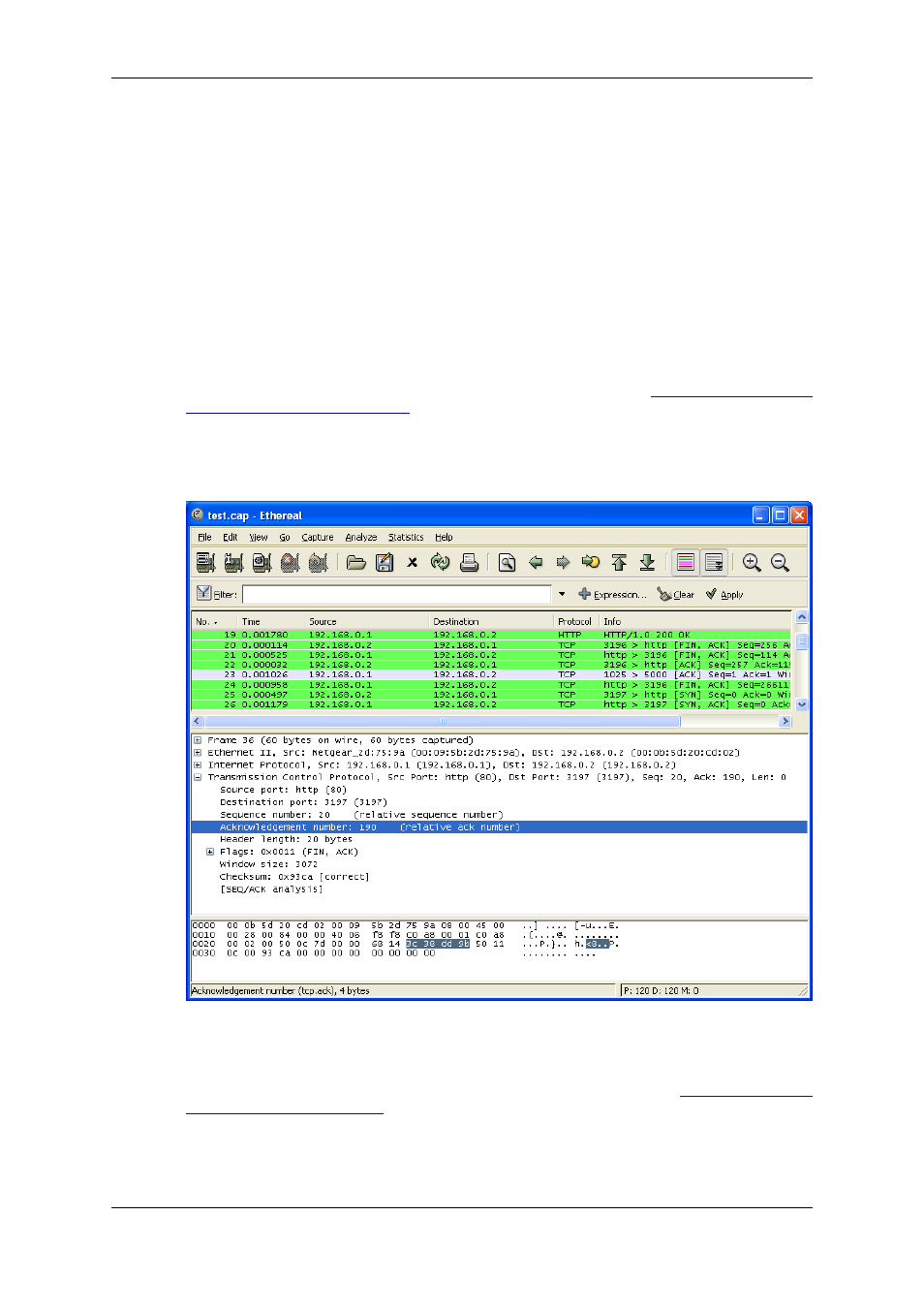 Chapter 6. working with captured packets, Viewing packets you have captured, Working with captured packets | Lucent Technologies Ethereal User Manual | Page 111 / 199