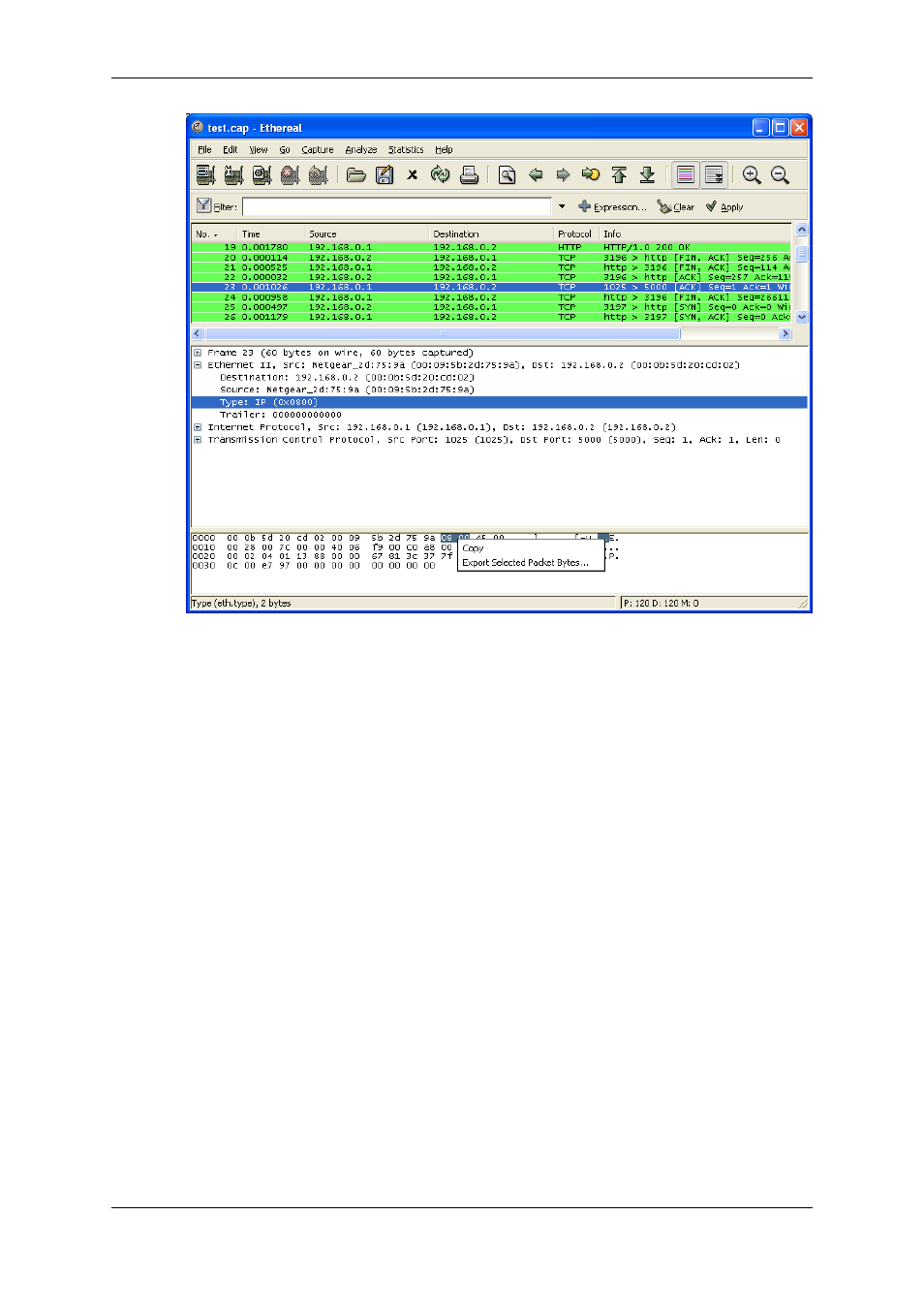 Lucent Technologies Ethereal User Manual | Page 116 / 199
