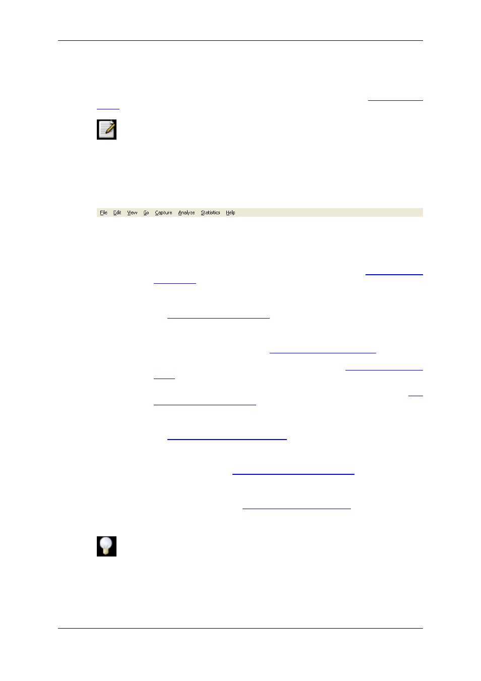 The menu, Section 3.4, “the menu | Lucent Technologies Ethereal User Manual | Page 47 / 199
