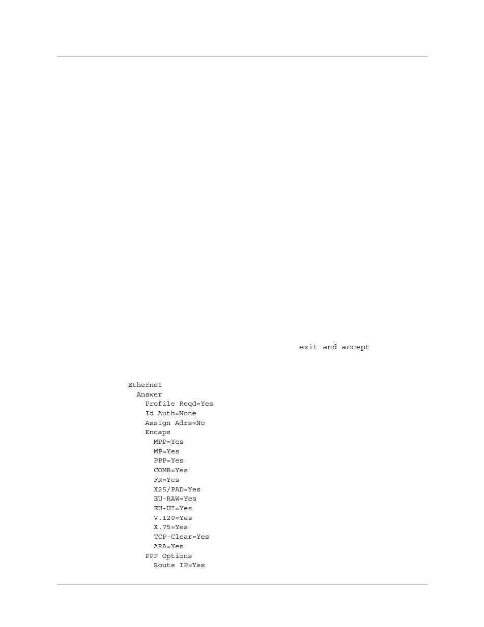 Configuring an answer profile, Example of a configured answer profile, Configuring an answer profile -16 | Example of a configured answer profile -16 | Lucent Technologies 6000 User Manual | Page 148 / 586