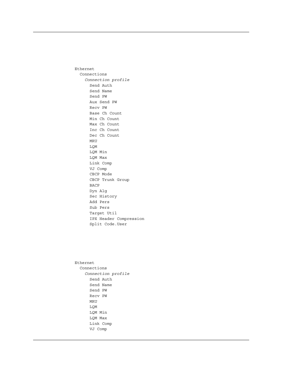 Encaps=mp, Encaps=ppp, Encaps=mp -23 encaps=ppp -23 | Lucent Technologies 6000 User Manual | Page 155 / 586
