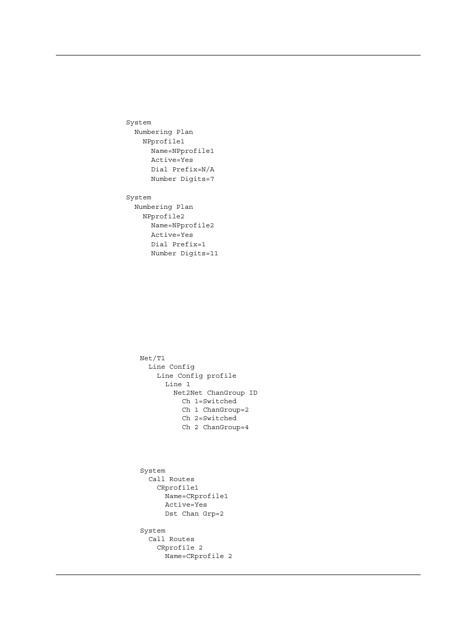 Example of a numbering plan profile, Maxdax, Example of a numbering plan profile -114 | Maxdax -114 | Lucent Technologies 6000 User Manual | Page 246 / 586