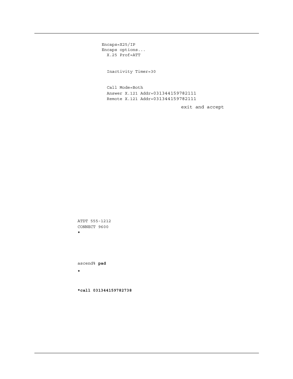 Configuring x.25 pad connections, X.25 pad parameters, Configuring x.25 pad connections -11 | X.25 pad parameters -11 | Lucent Technologies 6000 User Manual | Page 297 / 586