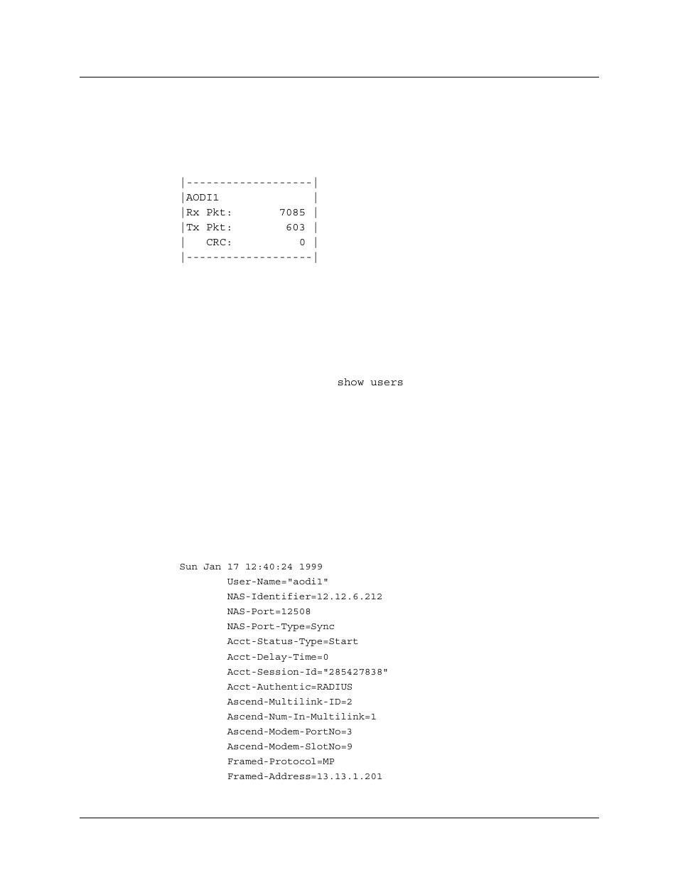 Radius support for always on/dynamic isdn (ao/di), Accounting records for each active ao/di call, Accounting records for each active ao/di call -41 | Lucent Technologies 6000 User Manual | Page 327 / 586